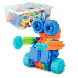 Brisle Blox - Juego de construcción de 256 piezas, a partir de 4 años, con contenedor de almacenamiento