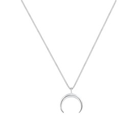 Elli Necklace Women Crescent Moon Pendant Trend in 925 Sterling Silver