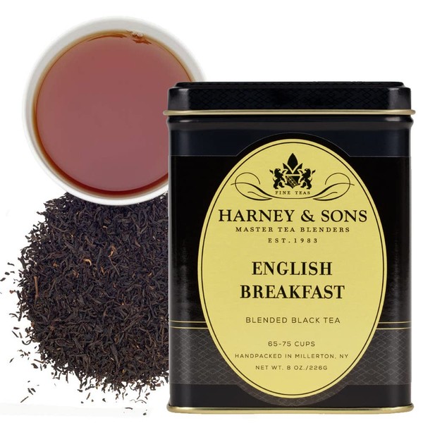 Harney & Sons English Breakfast, Loose Leaf Black Tea, 8