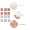VICASKY 12pcs Transparent Eyelash Storage Boxes with Glitter Chic Square