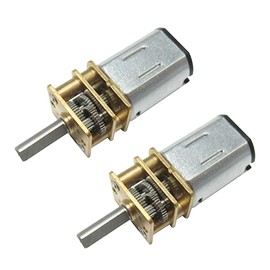 CHANCS N20 DC Mini Metal Gear Motor 6V 100RPM Shaft Length 10mm Small Volume Speed Reduction Small Motor for Electrical Tools 2PCS