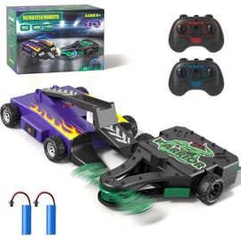 AYIQUTY Remote Controlled Battle Robot, RC Fighting Robot Toy for Children, RC Car with 360° Rotation & Weapons, Interactive Toy Gift from 5 6 7 8 9 10 11 12 Years Boys