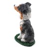 Australian Shepherd Bobblehead Blue Dog Figure for Car Dash Desk
