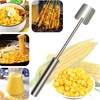 Corn on The Cob Peeler - Stainless Steel Splitter Tool