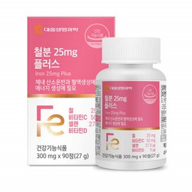 Daewoong Life Science Pregnant women's iron supplement Premium adolescent non-heme iron supplement / 임산부 철분 보충제 프리미엄 청소년 비헴철 철분제