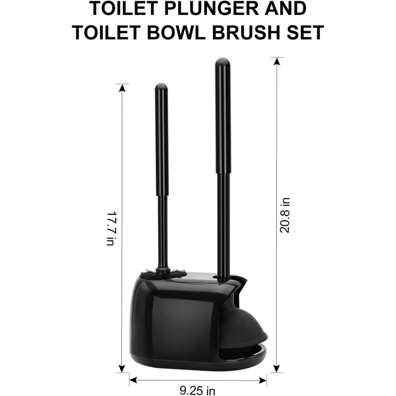 SetSail Toilet Brush and Plunger Set