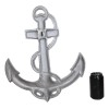Nautical Ocean Marine Polished Aluminum Metal Ship Anchor Wall Decor