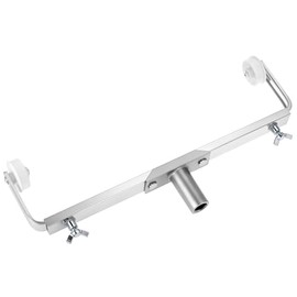 QWORK Aluminum Alloy Adjustable Paint Roller Frame for Large-Scale Projects, Adjustment Range is from 13.7"-23.6", Compatible with 1.5" Roller Covers