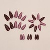 Press On Nails Almond Short Square Ballet Shaped, Cute Design