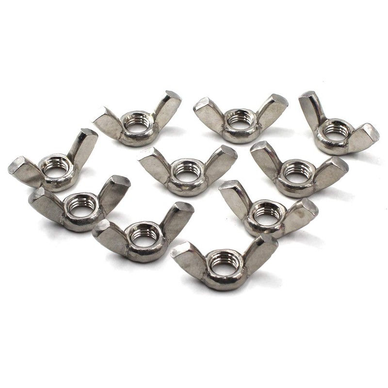 M3 Wing Nut 304 Stainless Steel Threaded Nut Hand Turning