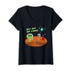 Womens Mars Alien Get Off My Lawn Funny Laser Gun