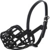 OmniPet Leather Brothers Italian Basket Dog Muzzle, Adjustable Secure Fit,