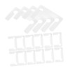 LALAFINA 40pcs Slip Glass Door Hinge Pad Replacement Gasket for