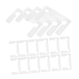 LALAFINA 40pcs Slip Glass Door Hinge Pad Replacement Gasket for Bathroom Durable Rubber Glass Hinge Accessory for Enhanced Safety and Performance