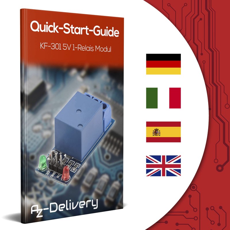 AZDelivery 1-Relay 5V KF-301 Module Parent