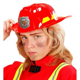 Hard Plastic Fireman Job Theme Hats Caps & Headwear for Fancy Dress Costumes Accessory