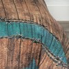 Black Forest Décor Turquoise Star & Barbed Wire Quilt Bed