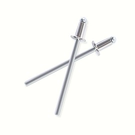 HQLDMYGS Rosette Rivets Stainless Steel Fit For Chrysler GM Ford AMC Cars(Rosette Rivets for VIN Door Tags and vehicle information nameplates)-2Pcs Silver