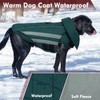 IKIPUKO Dog Coats for Medium Dogs Waterproof Warm Winter Jacket