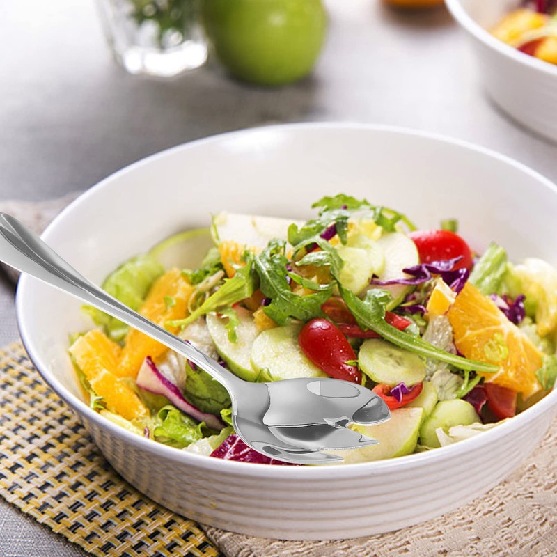 Gatuida Salad Servers, Stainless Steel Salad Serving Set, Salad Servers,