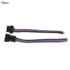 50 Pairs Connector Cable Male and Female 4 Pin Tinned