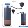 Manual Coffee Bean Grinder Capacity 25g with CNC Stainless Steel