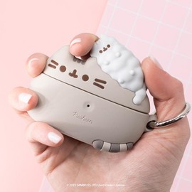 iFace Pusheen the Cat AirPods Pro & 3rd Gen Case (Pusheen & Stormy) - Carabiner Clip Included, Cute Silicone Protective Cover Figure Type - Style: AirPods (3rd gen)