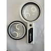 Handheld Magnifying Glass with LED Light, 5X and 10X Combined