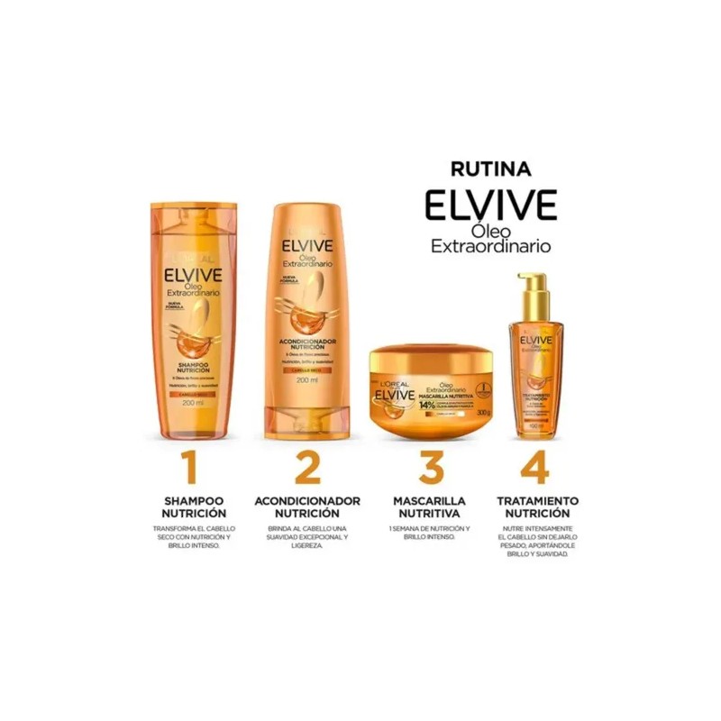 Aceite Capilar LOréal Paris Elvive de Óleo Extraordinario 100ml