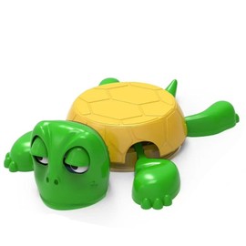 3D Printed Turtle Cup Coaster,Funny Coasters Holder with Liftable Limbs Expressive Face，Turtle Coasters，Unique Gift for Turtle Lovers (Light Green)