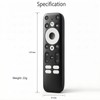Remote Case for Google TV Remote, Lightweight Anti-Slip Skin-Friendly Silicone