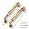 CABDM 10 Pack 5 Inch(128mm) Champagne Bronze Cabinet Pulls Solid