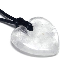 CrystalAge Quartz Heart Necklace 'Healing'