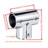Marine316 Stainless Steel Boat Handrail 90 Degree T/Tee Fitting Hand