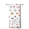 MYSOMY Paris Kitchen Towels Paris Kitchen Decor Paris Dish Towels
