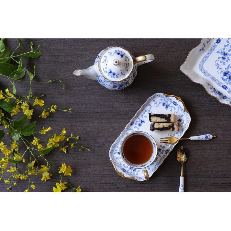 Narumi 9682-6792 Milano Tea Cup & Saucer (1 Serving), 7.1