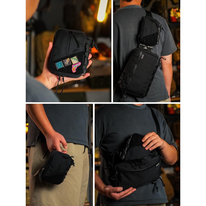 TACTICAL_GEEK Block E Series EDC Pouch Compact Belt Bag, Multi-Purpose