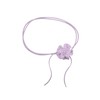 collezione alessandro Binding Belt Flower Leather Strap with Genuine Leather