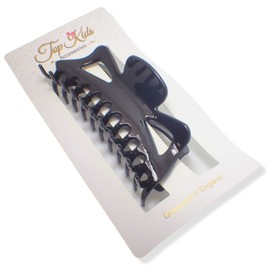 Topkids Accessories Hair Accessories for Women Hair Claw Clips Hair Clips Butterfly Hair Clips 14cm / 5.5" (Black + Tort Brown + Clear)