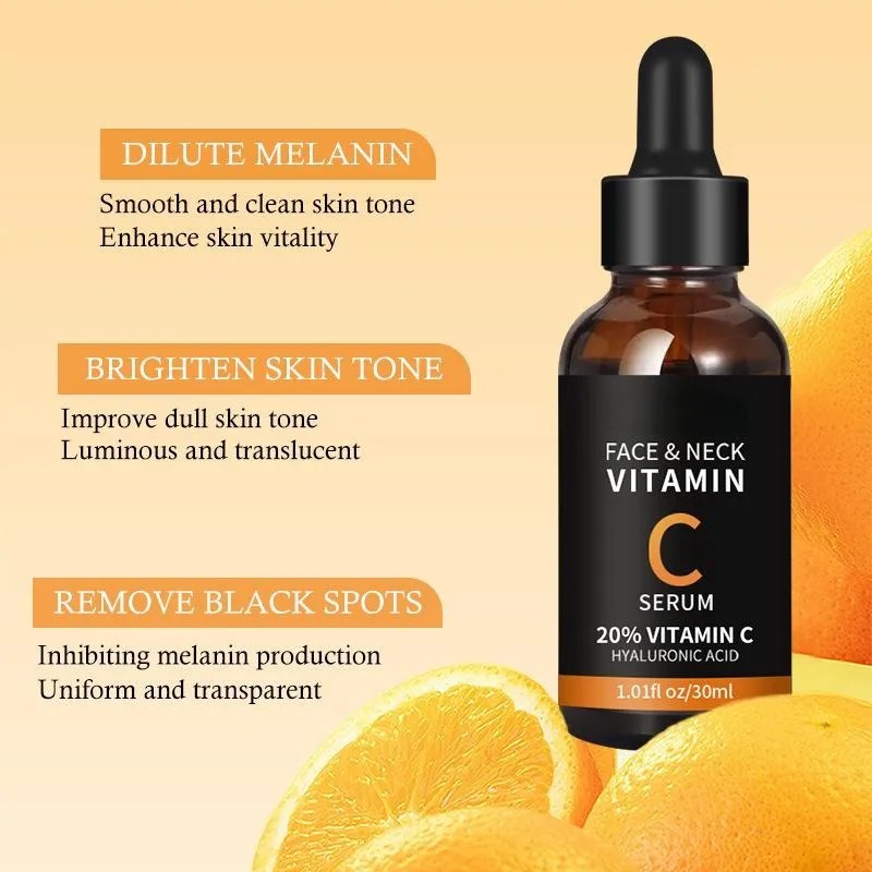Serum Facial Vitamina C + Ácido Hialurónico + Vitamina E