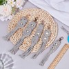 INFUNLY Set of 6 DIY Macrame Key Chain Set in