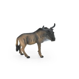 Deshen Du Wildebeest, Antelope, Gnu, Realistic Rubber Figure, Educational, Model, Toy 4"