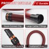 16FT Vacuum Hose Extension with 6 Adapter Attachments,Fits 1-1/4" Vacuum