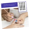 Healvian 6pcs Nail Removal Tools for Manicure Professional Cuticle and