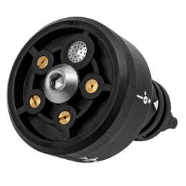 Multi-Functional Nozzle Replacement for Worx Hydroshot Cleaner WG629/620/630, WU630/633 Accessories Home Tool Pressure Power Washer Accessories 5 in 1 for Pathway Driveway and Paving Flat Areas, Black