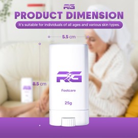 RG Anti Blister Balm Stick - Soothing Protection for Active Feet | Prevent Blisters, Friction, and Irritation | Moisturizing Formula with Natural Ingredients | Long-lasting Relief | 25g