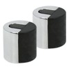 COM-FOUR 2x zinc door stopper with scandium alloy, bottom door