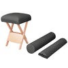 SKM Folding Massage Stool with 12 cm Thick Seat &