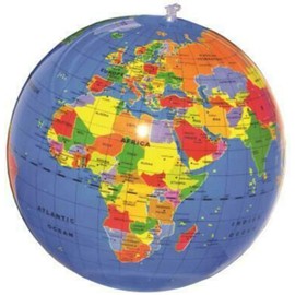 Aufblasbarer Globus, Politisch