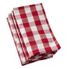 SARO LIFESTYLE 590.R20S Collection Gingham Design Napkins (Set of 4)
